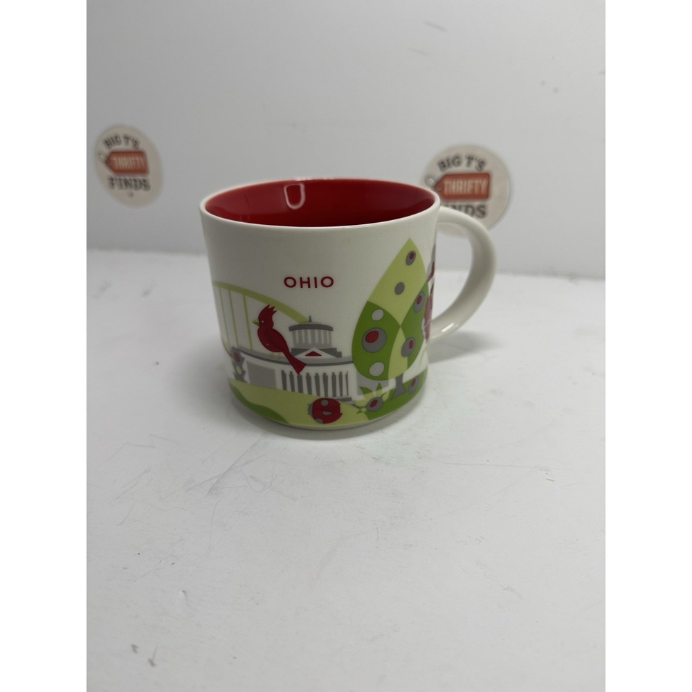 Starbucks 2015 OHIO Coffee Mug Been There You Are Here Series 14oz